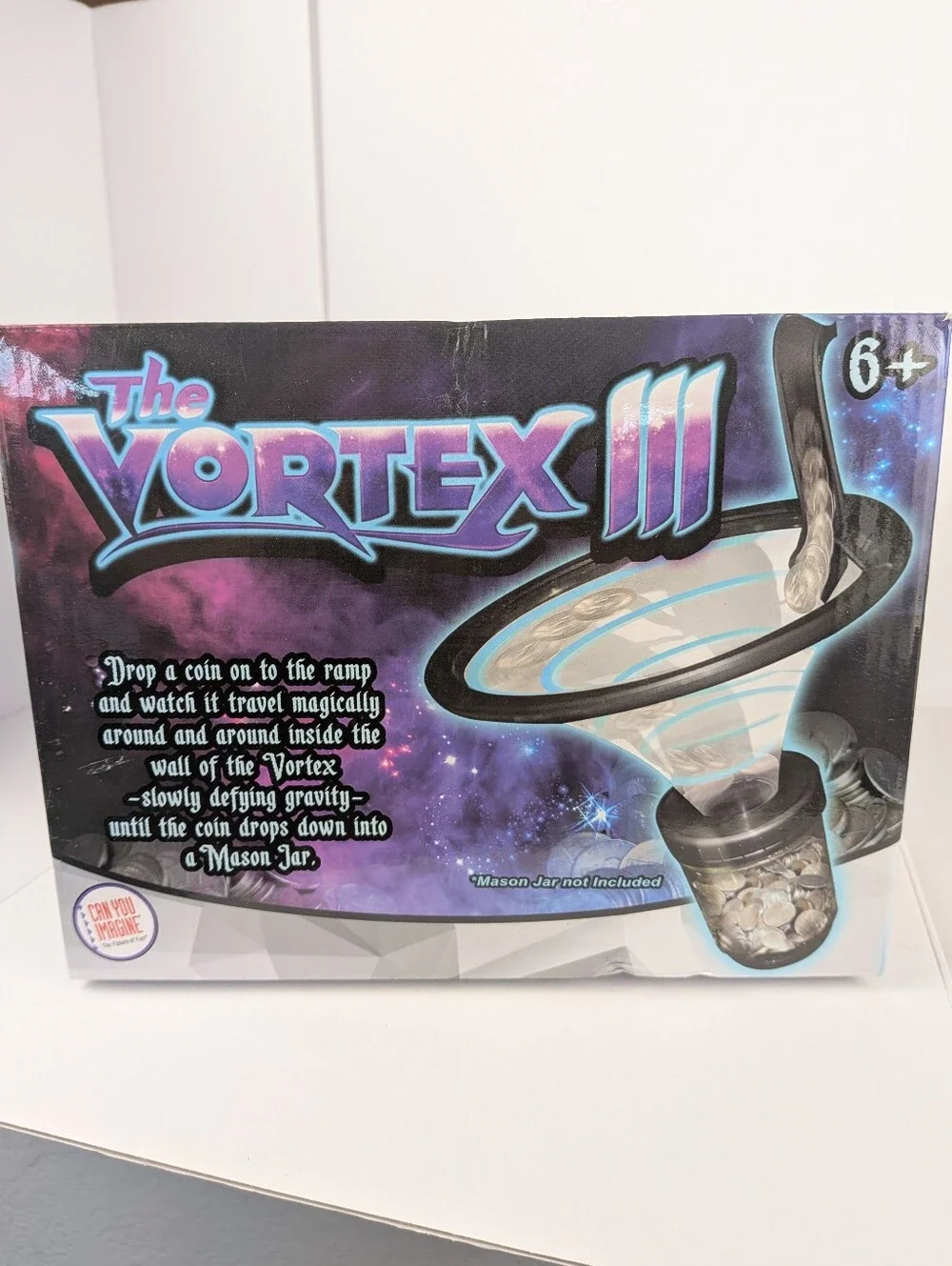 Toysmith Vortex III Novelty Gravity-Defying Coin Funnel Open Box Unused Kid Fun
